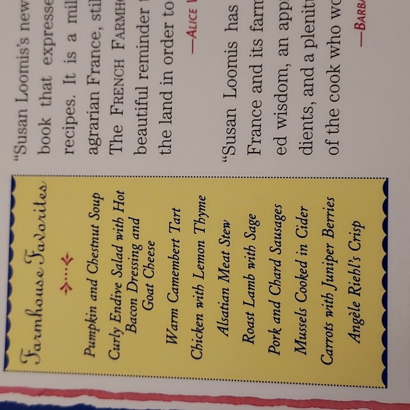 Cookbook French Farmhouse Cookbook Susan Loomis - Picture 3 of 10